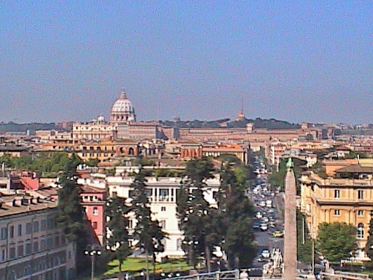 Rome Skyline From Above P Popolo